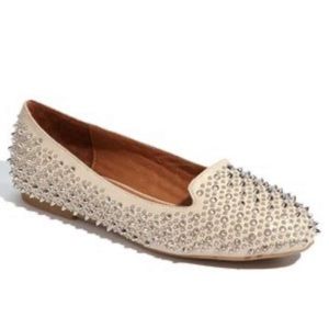 Jeffrey Campbell Martini Studded Loafers Flats